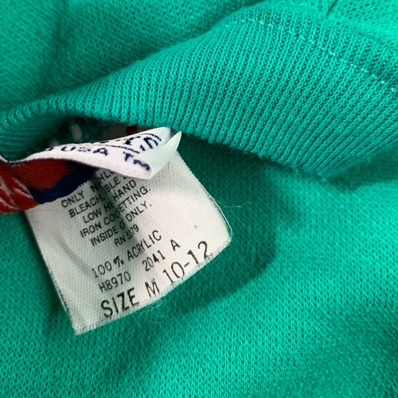 Vintage American Concepts Women’s Green Pullover Jumper Sweatshirt Sweater XS - Picture 7 of 8